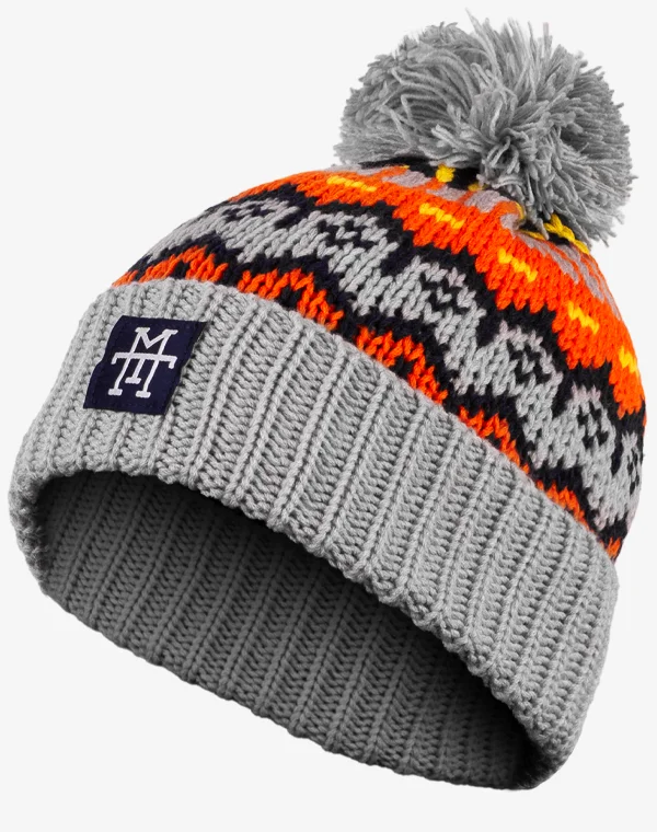 Knit Beanie, Wintermütze, Strickmütze, Bommelmütze, Mütze für Herren & Damen