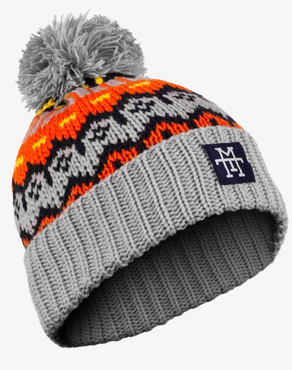 Knit Beanie, Wintermütze, Strickmütze, Bommelmütze, Mütze für Herren & Damen