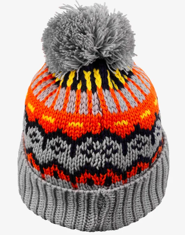Knit Beanie, Wintermütze, Strickmütze, Bommelmütze, Mütze für Herren & Damen