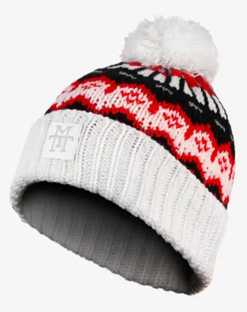 Knit Beanie, Wintermütze, Strickmütze, Bommelmütze, Mütze für Herren & Damen