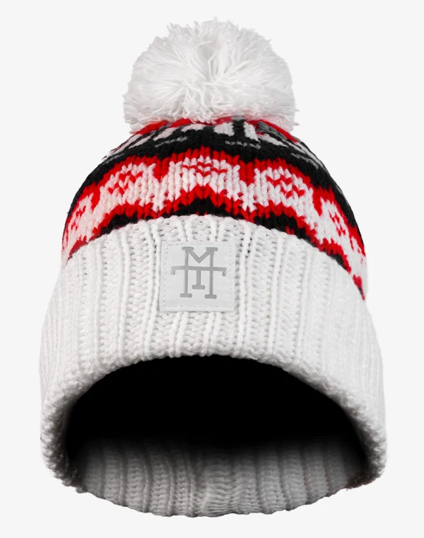 Knit Beanie, Wintermütze, Strickmütze, Bommelmütze, Mütze für Herren & Damen