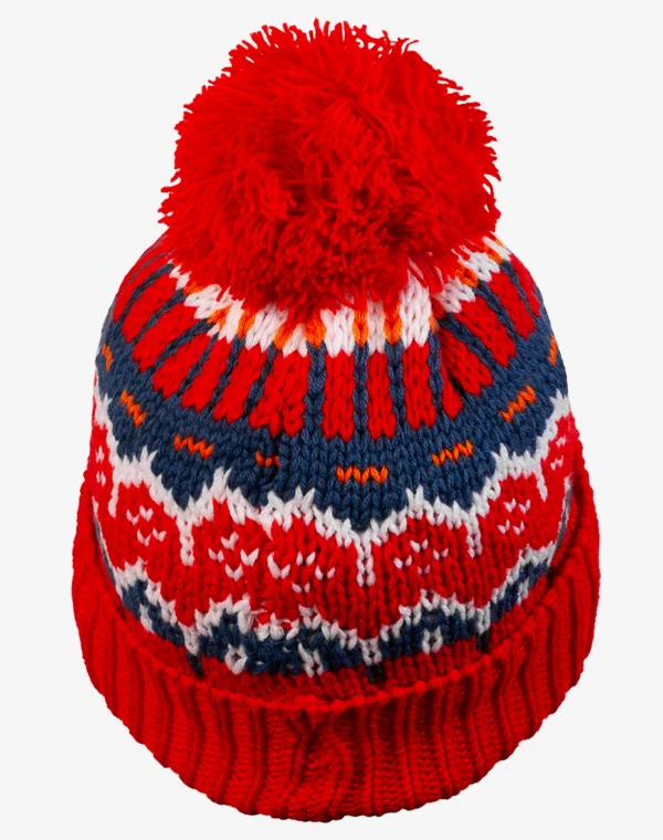 Knit Beanie, Wintermütze, Strickmütze, Bommelmütze, Mütze für Herren & Damen