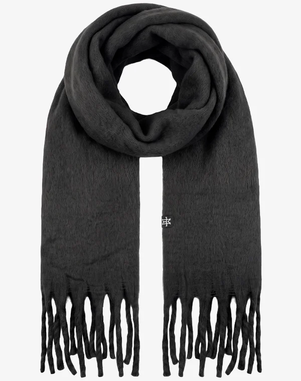 Big Fluffy Scarf, Strickschal, Langschal, gestrickt, stick, gestickt, Veredelung, Schal, Schlicht, Simpel, Elegant, Herren, Damen, Frauen, Männer