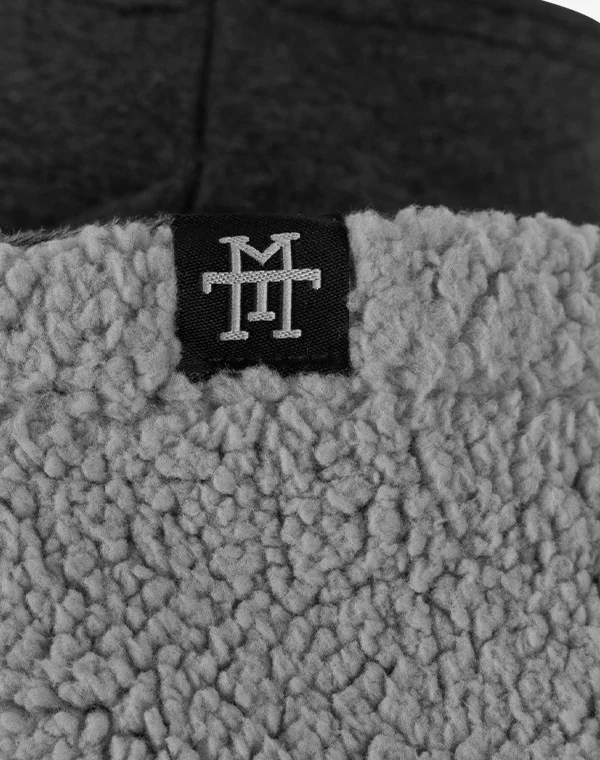 Hooded Loop Teddy Strickschal Kapuzenschal Kapuze Kapuzenloop Loop mit Kapuze Teddystoff flauschig warm weich Mantelteddy Sherpafleece Alpenfleece Sherpa Teddy-Fell Plüsch Plüschstoff