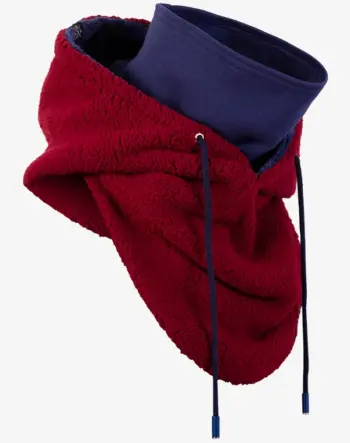 Hooded Loop Teddy Strickschal Kapuzenschal Kapuze Kapuzenloop Loop mit Kapuze Teddystoff flauschig warm weich Mantelteddy Sherpafleece Alpenfleece Sherpa Teddy-Fell Plüsch Plüschstoff