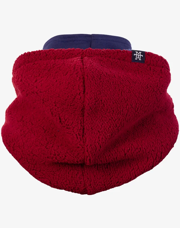 Hooded Loop Teddy Strickschal Kapuzenschal Kapuze Kapuzenloop Loop mit Kapuze Teddystoff flauschig warm weich Mantelteddy Sherpafleece Alpenfleece Sherpa Teddy-Fell Plüsch Plüschstoff