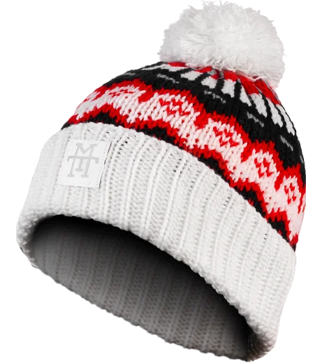 Knit Beanie (White Hazel)